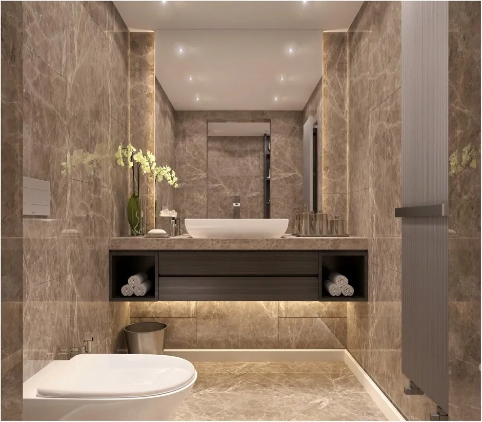 Интерьеры ванных комнат в современном стиле 2020