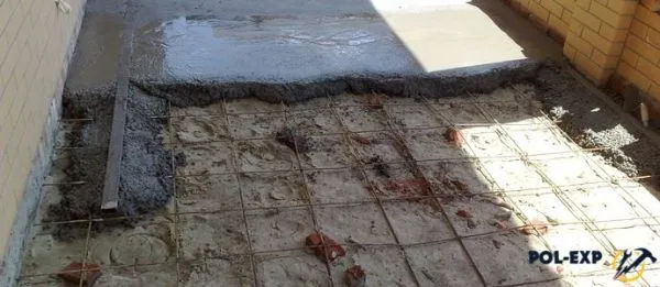 Устройство бетонного пола по грунту