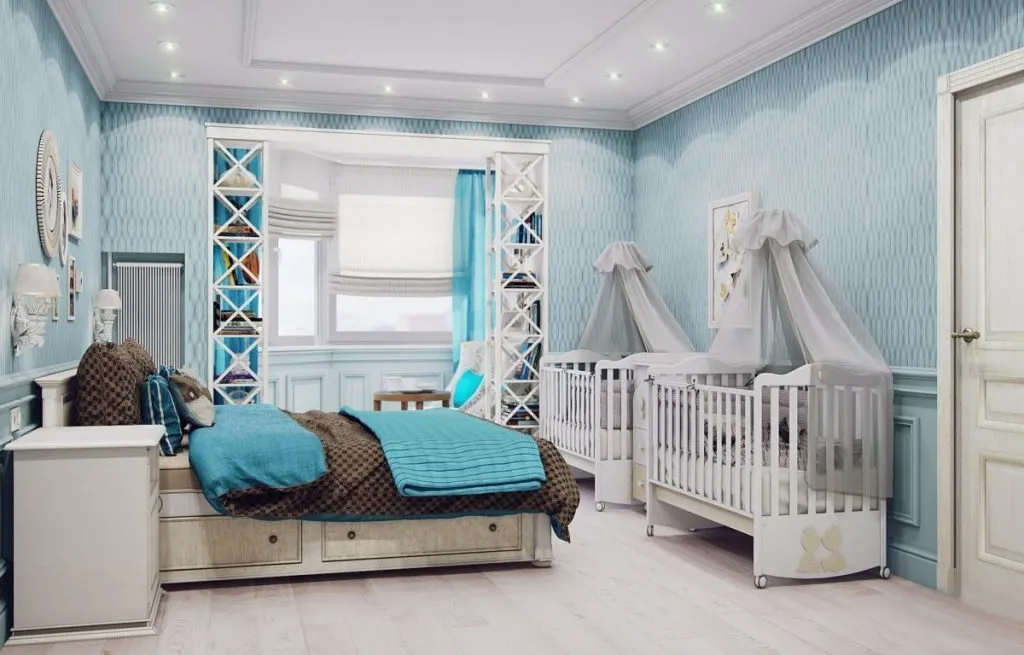 Спальня с детской кроваткой: варианты ...