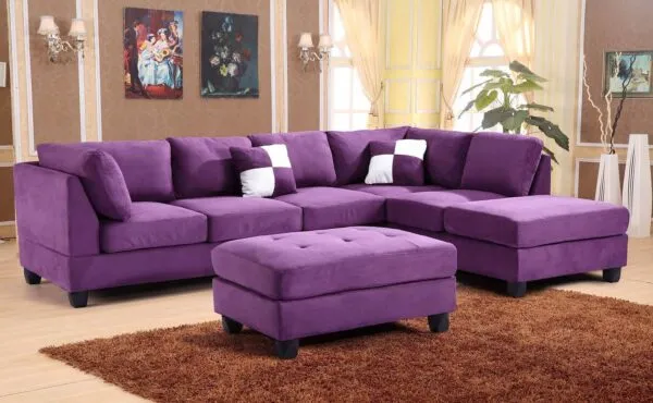 Фото фиолетовой мебели