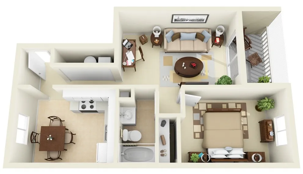 Детальная планировка квартиры от Incore Residential
