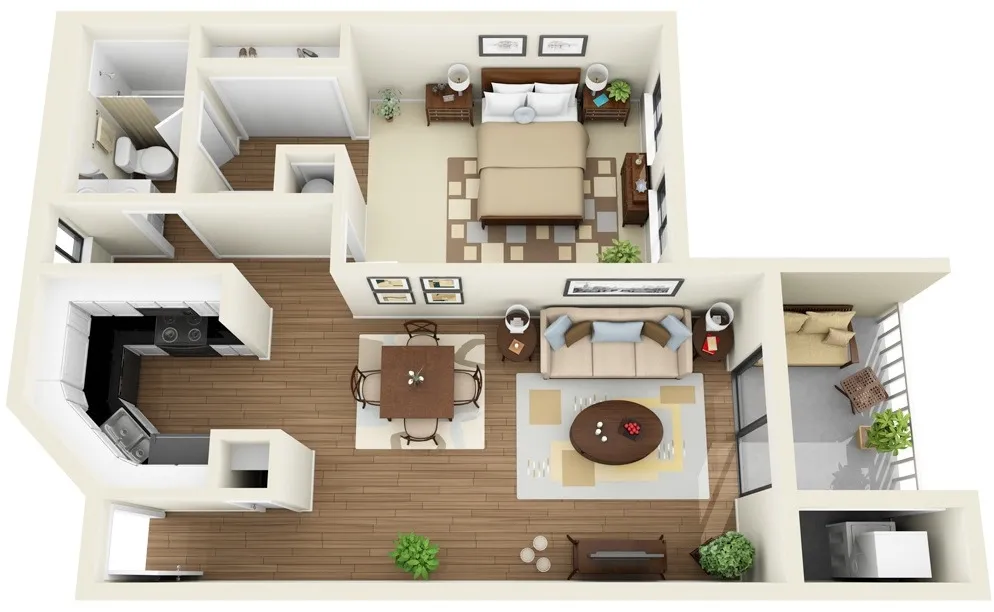 План-схема квартиры от Incore Residential