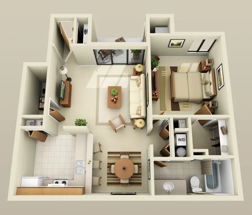 План квартиры от Paragon Apartments