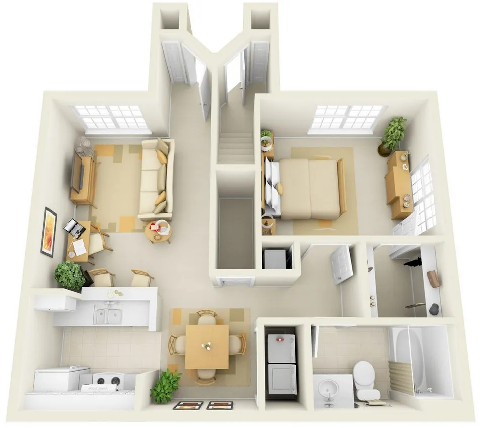 Детальный план квартиры от Paragon Apartments