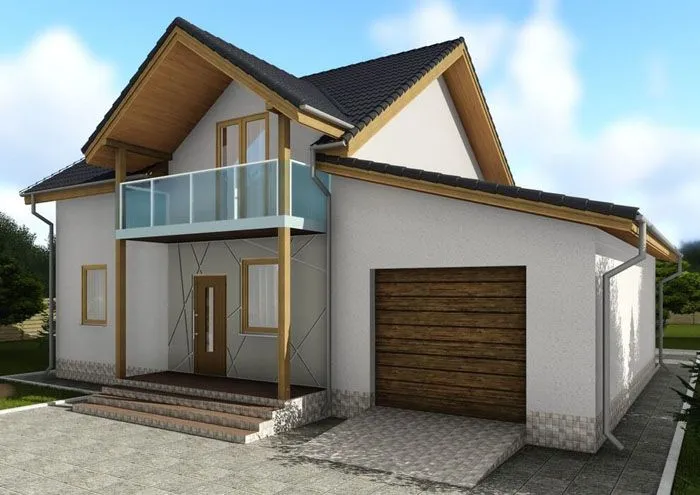 Проект «C1720 Черноморск» − двухэтажный дом по СИП-технологии