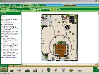 Программа Sierra Land Designer 3D 7.0: интерфейс