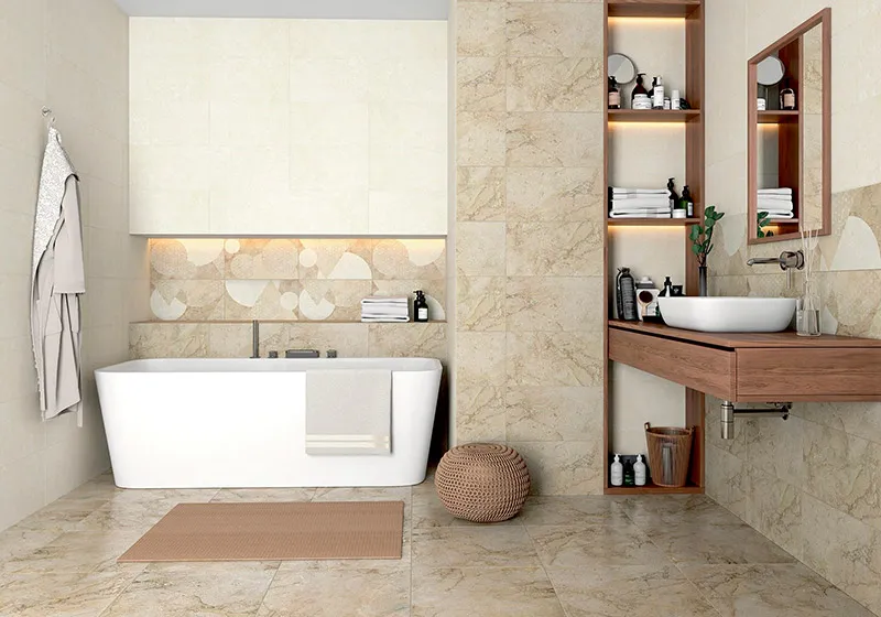 Плитка Lisboa в дизайне ванной
